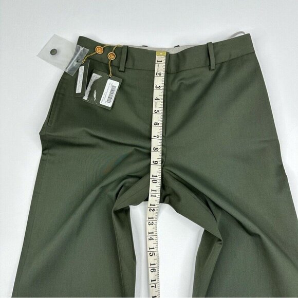 Loro Piana Women’s NWT Green Philadelphia Straight Leg Trouser‎ EU40/US4/W28/L35 - Picture 11 of 14